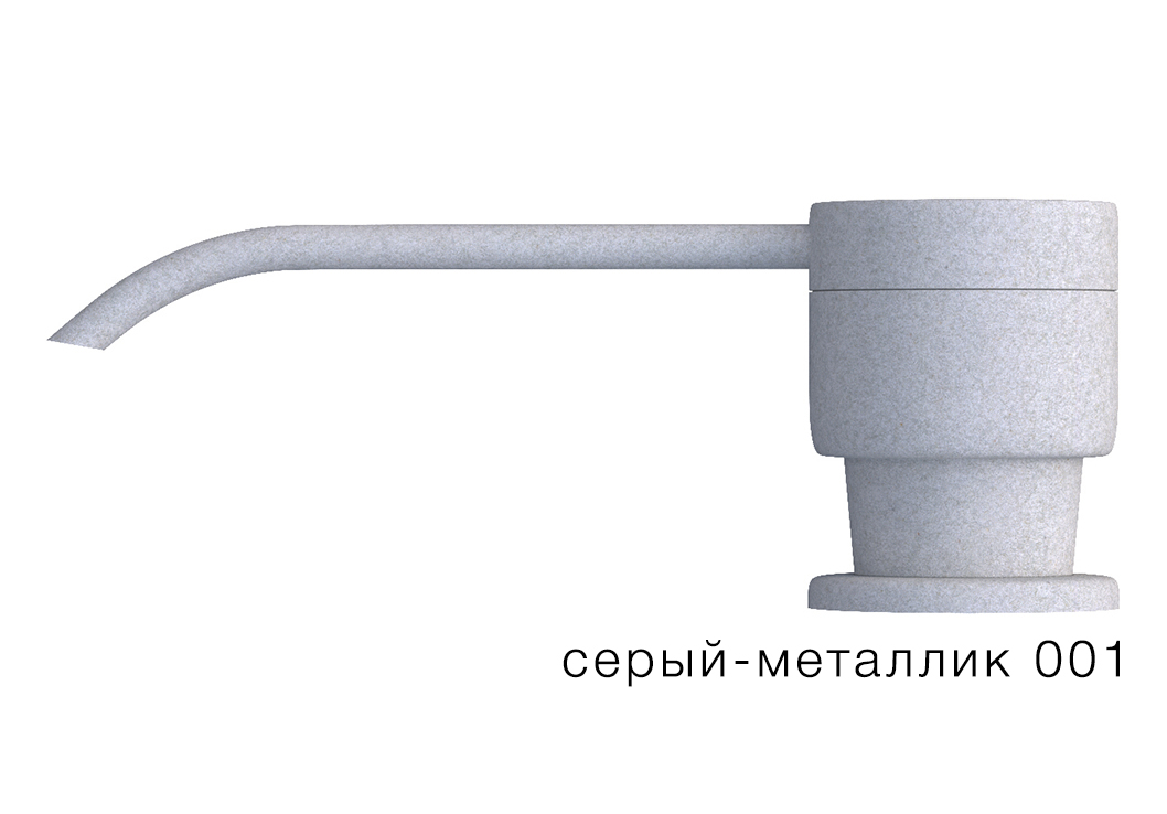 Дозатор TOLERO №001 ( серый металлик)